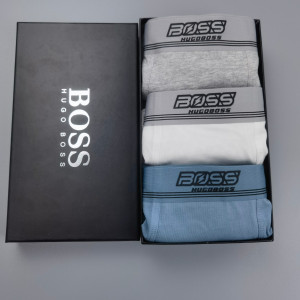 BOSS 면 95% 롱 언더웨어 3매입