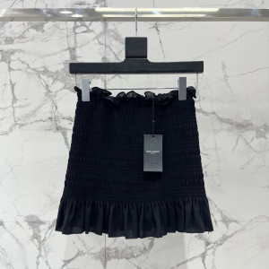 SAINT LAURENT 주름 플리츠 스커트