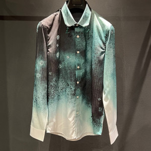 LV 수묵화 그라데이션 긴팔 셔츠