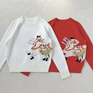 고원원 동일 모델 말띠 니트 스웨터