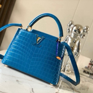 프러시안 블루 크로커다일 백