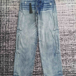 AMIR 와이드핏 데님 진