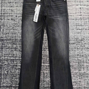 PURPLE 그레이 데님 진